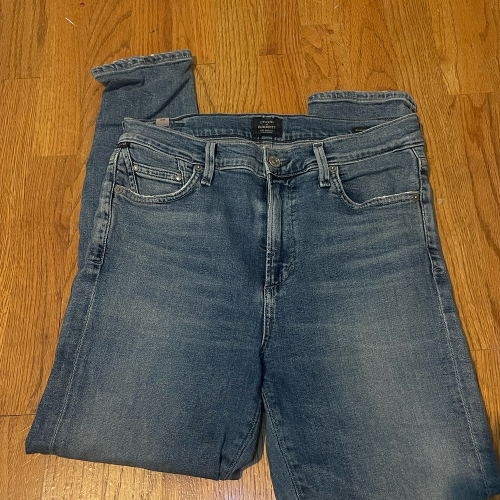 Citizens of humanity rocket high rise skinny denim jeans